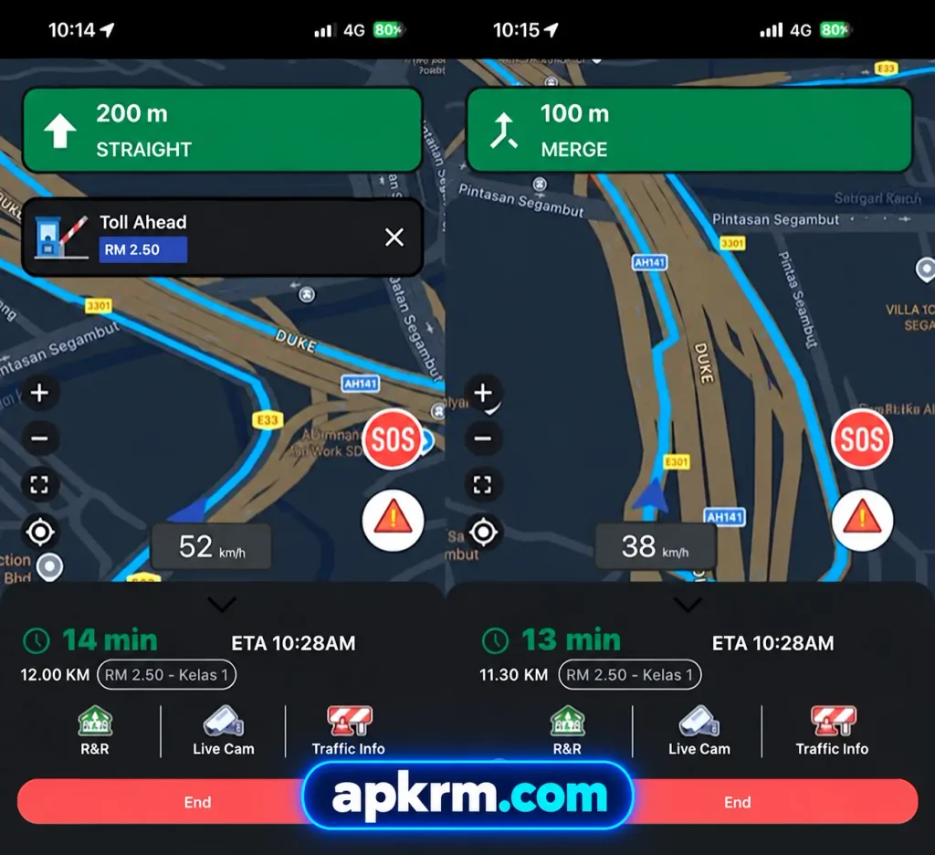 Tuju Navigation App